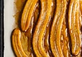 Homemade caramelized banana