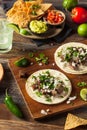 Homemade Carne Asada Street Tacos Royalty Free Stock Photo