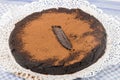 homemade carob bean cake