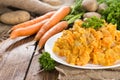 Homemade Carrot Stew Royalty Free Stock Photo