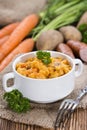Homemade Carrot Stew Royalty Free Stock Photo