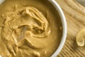 Homemade Cashew Peanut Butter Royalty Free Stock Photo