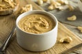 Homemade Cashew Peanut Butter Royalty Free Stock Photo