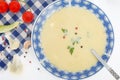 Homemade cauliflower soup Royalty Free Stock Photo