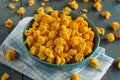 Homemade Cheddar Cheese Popcorn Royalty Free Stock Photo