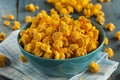 Homemade Cheddar Cheese Popcorn Royalty Free Stock Photo