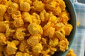 Homemade Cheddar Cheese Popcorn Royalty Free Stock Photo