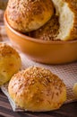 Homemade cheese buns Royalty Free Stock Photo