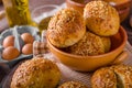 Homemade cheese buns Royalty Free Stock Photo