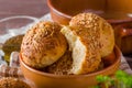 Homemade cheese buns Royalty Free Stock Photo