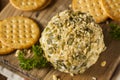 Homemade Cheeseball with Nuts Royalty Free Stock Photo