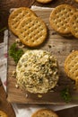 Homemade Cheeseball with Nuts Royalty Free Stock Photo