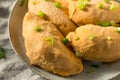 Homemade Cheesy Beef Cassava Empanadas Royalty Free Stock Photo