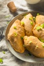 Homemade Cheesy Beef Cassava Empanadas Royalty Free Stock Photo