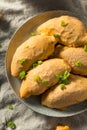 Homemade Cheesy Beef Cassava Empanadas Royalty Free Stock Photo