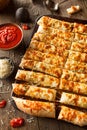 Homemade Cheesy Breadsticks with Marinara