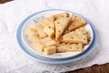 Homemade cheesy crackers Royalty Free Stock Photo