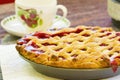 Homemade Cherry Pie Royalty Free Stock Photo