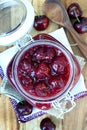 Homemade Cherry Pie Filling Royalty Free Stock Photo