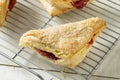 Homemade Cherry Turnover Pastries Royalty Free Stock Photo