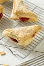 Homemade Cherry Turnover Pastries Royalty Free Stock Photo