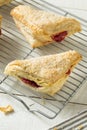 Homemade Cherry Turnover Pastries Royalty Free Stock Photo