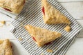 Homemade Cherry Turnover Pastries Royalty Free Stock Photo