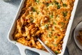 Homemade Chicago Baked Mostaccioli Royalty Free Stock Photo