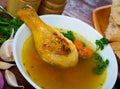 Homemade chicken bouillon