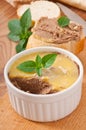Homemade chicken liver pate Royalty Free Stock Photo