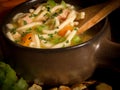 Homemade Chicken Noodle Soup Royalty Free Stock Photo