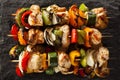 Homemade Chicken Shish Kabobs Royalty Free Stock Photo