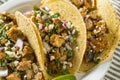 Homemade Chicken Tacos with Onion Royalty Free Stock Photo