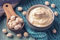 Homemade chickpea hummus