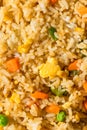 Homemade Chinese Asian Fried Rice Royalty Free Stock Photo