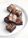 Homemade Chocolate Brownies Royalty Free Stock Photo