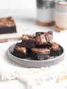 Homemade Chocolate Brownies Royalty Free Stock Photo