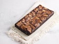 Homemade Chocolate Brownies Royalty Free Stock Photo