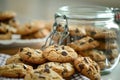 Homemade Chocolate Chip Cookies in a Jar