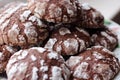 Homemade chocolate cookies