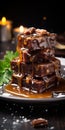 Homemade Chocolate Salted Caramel Brownies