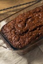 Homemade Chocolate Zucchini Bread Royalty Free Stock Photo