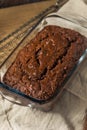 Homemade Chocolate Zucchini Bread Royalty Free Stock Photo