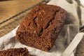 Homemade Chocolate Zucchini Bread Royalty Free Stock Photo