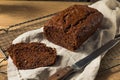 Homemade Chocolate Zucchini Bread Royalty Free Stock Photo