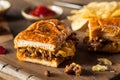 Homemade Chopped Cheese Sandwich Royalty Free Stock Photo