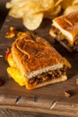 Homemade Chopped Cheese Sandwich Royalty Free Stock Photo