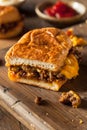 Homemade Chopped Cheese Sandwich Royalty Free Stock Photo