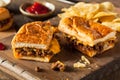 Homemade Chopped Cheese Sandwich Royalty Free Stock Photo