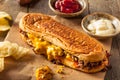 Homemade Chopped Cheese Sandwich Royalty Free Stock Photo